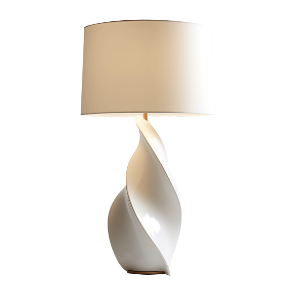 Traditional Ivory Table Lamp - Image 3