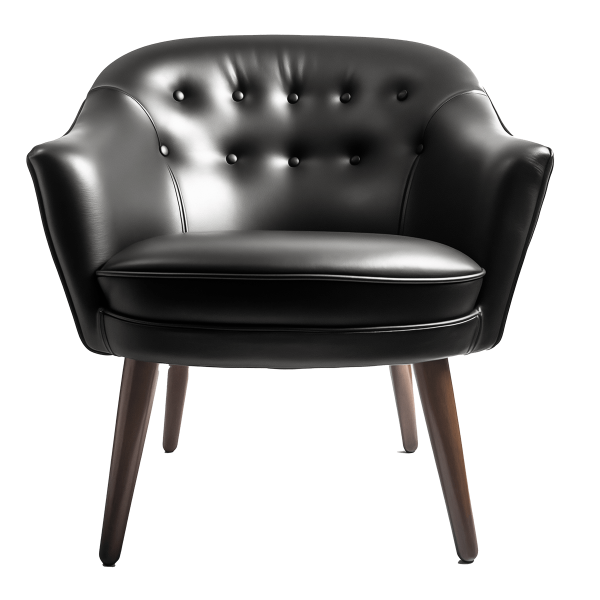 Cozy Leather Swivel Chair - Image 2