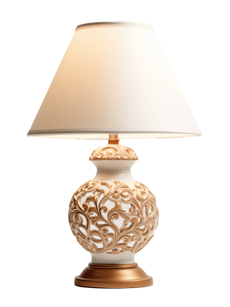 Modern Tapered Fabric Light